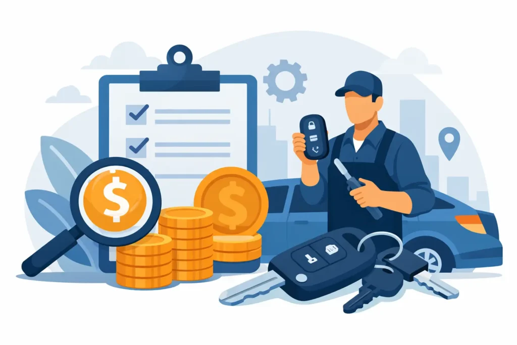 Auto Locksmith Charges: What You’ll Pay