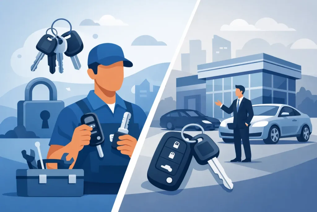 Locksmith vs Dealership Keys: Which Wins?