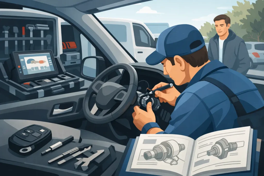 On Site Ignition Repair Guide for Stuck Keys