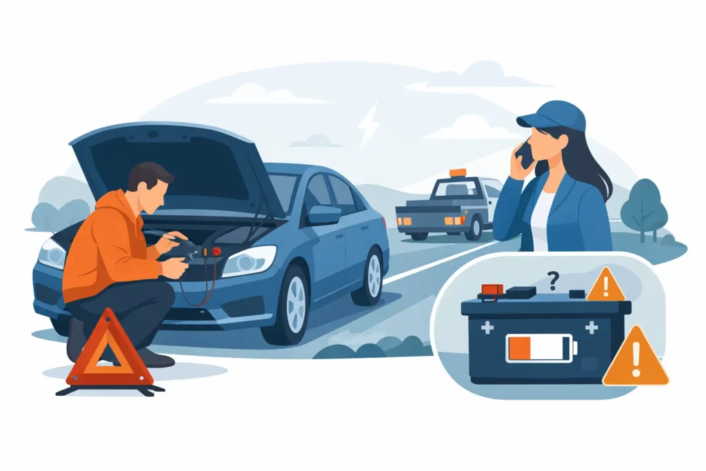 Roadside Dead Battery Diagnosis Guide for Drivers