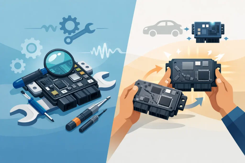 ECM Repair Versus Replacement Explained