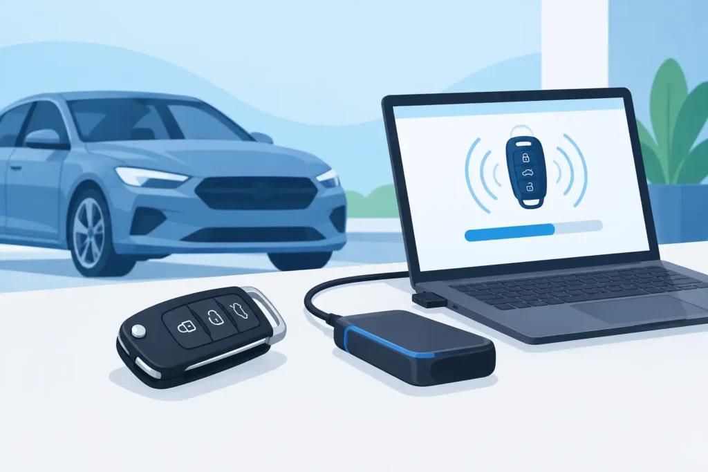 A Key Programming Example for Lost Car Keys